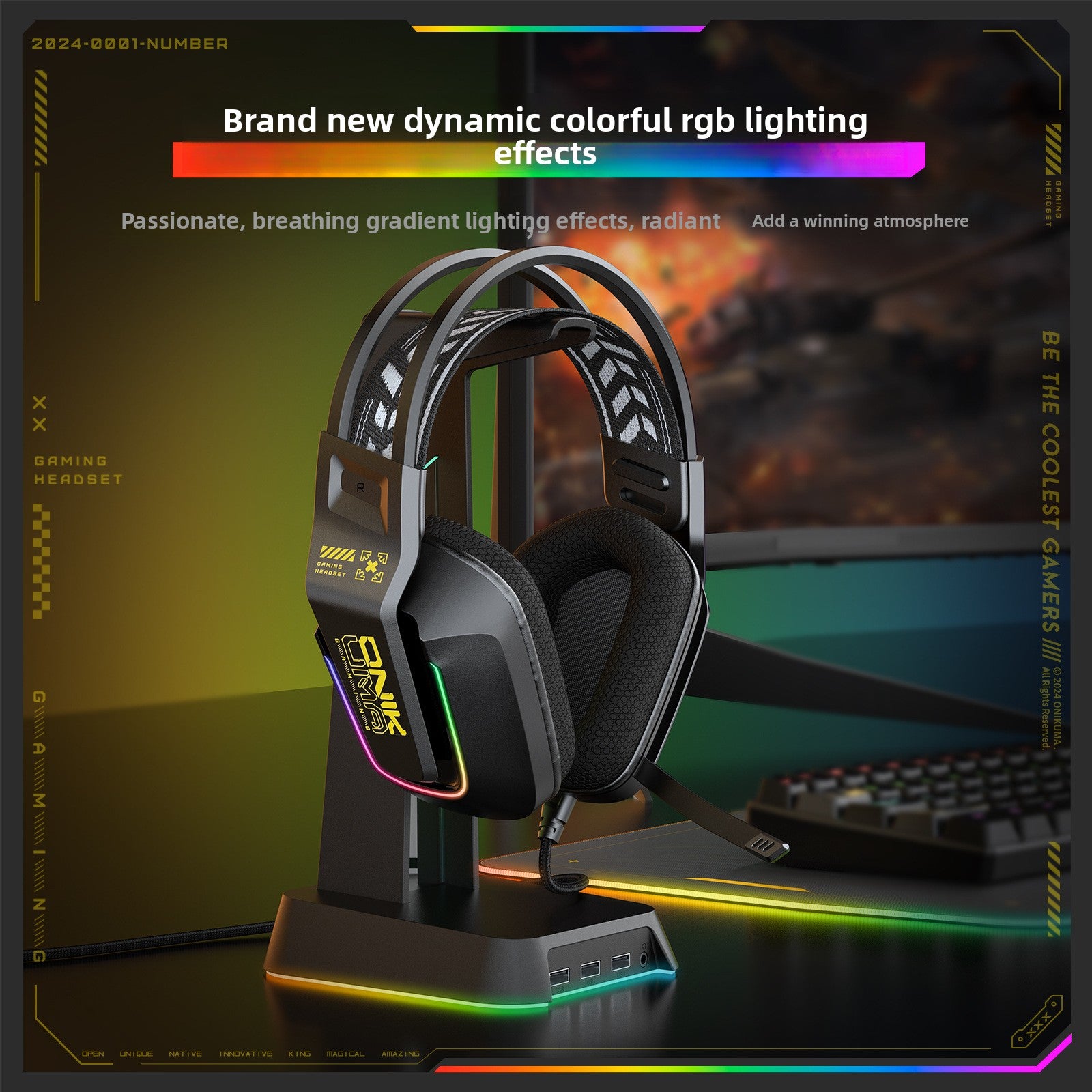 ONIKUMA X13 Wired Gaming Headset